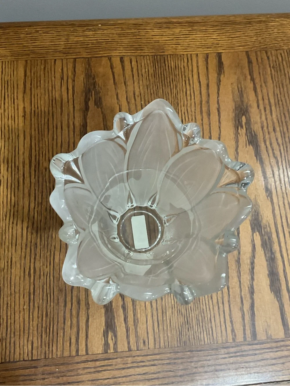 Mikasa glass vase